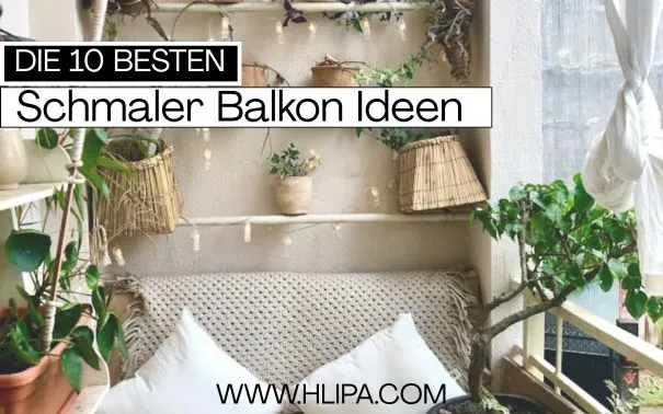 schmaler balkon ideen