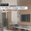tv wand ideen